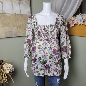 Maurice's Baby Doll Floral Top